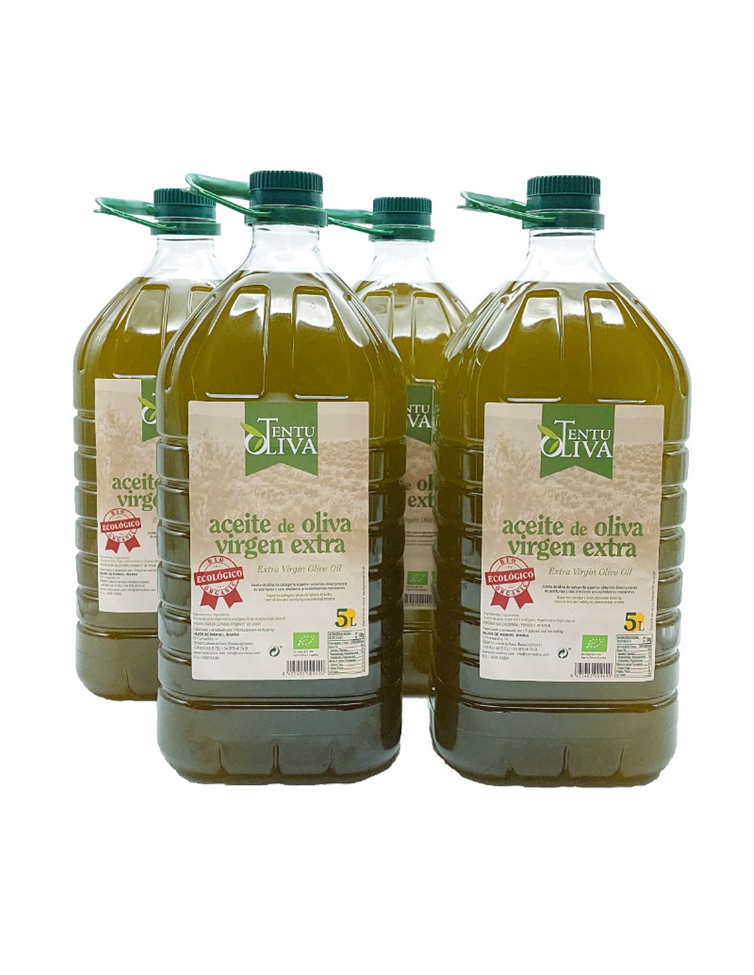 Aceite de oliva virgen Extra Bio - PET 5L - Tentuoliva