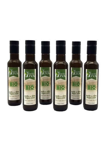 Organic extra virgin olive oil - 6 x 250 ml